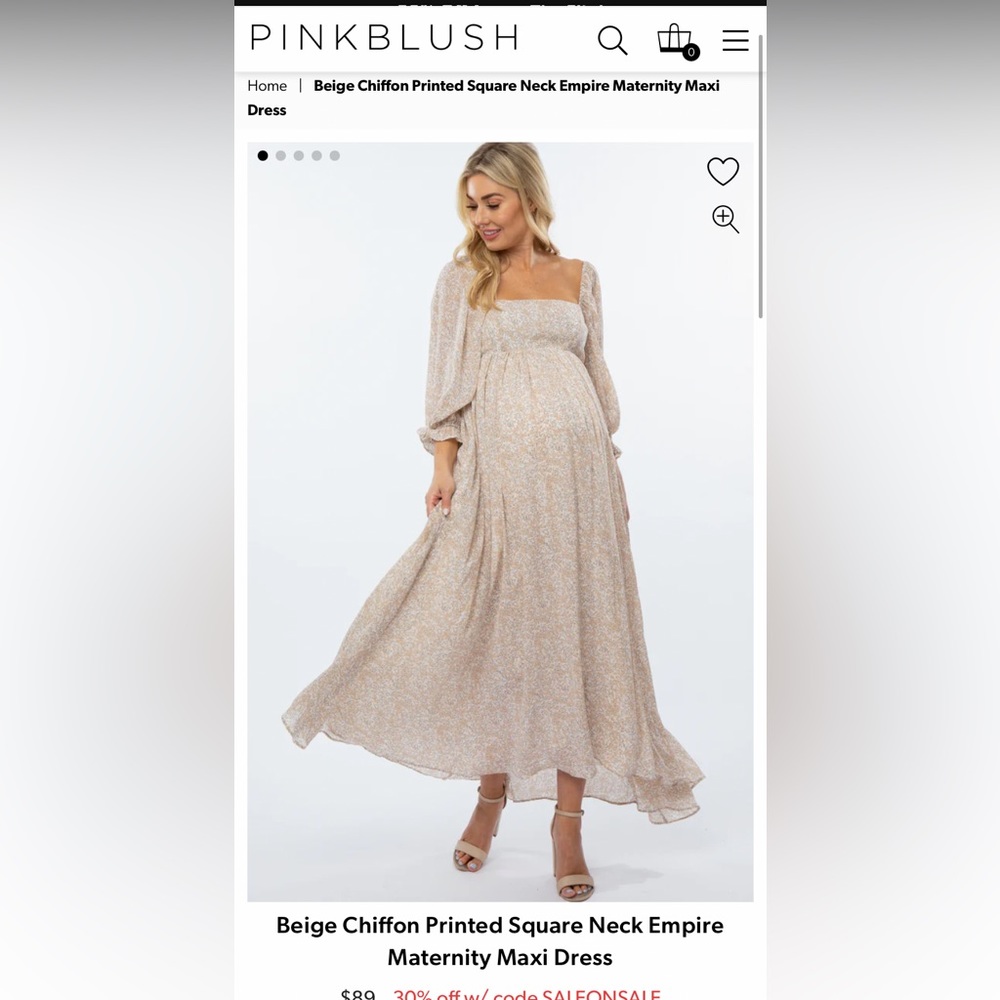Maternity Maxi Dress